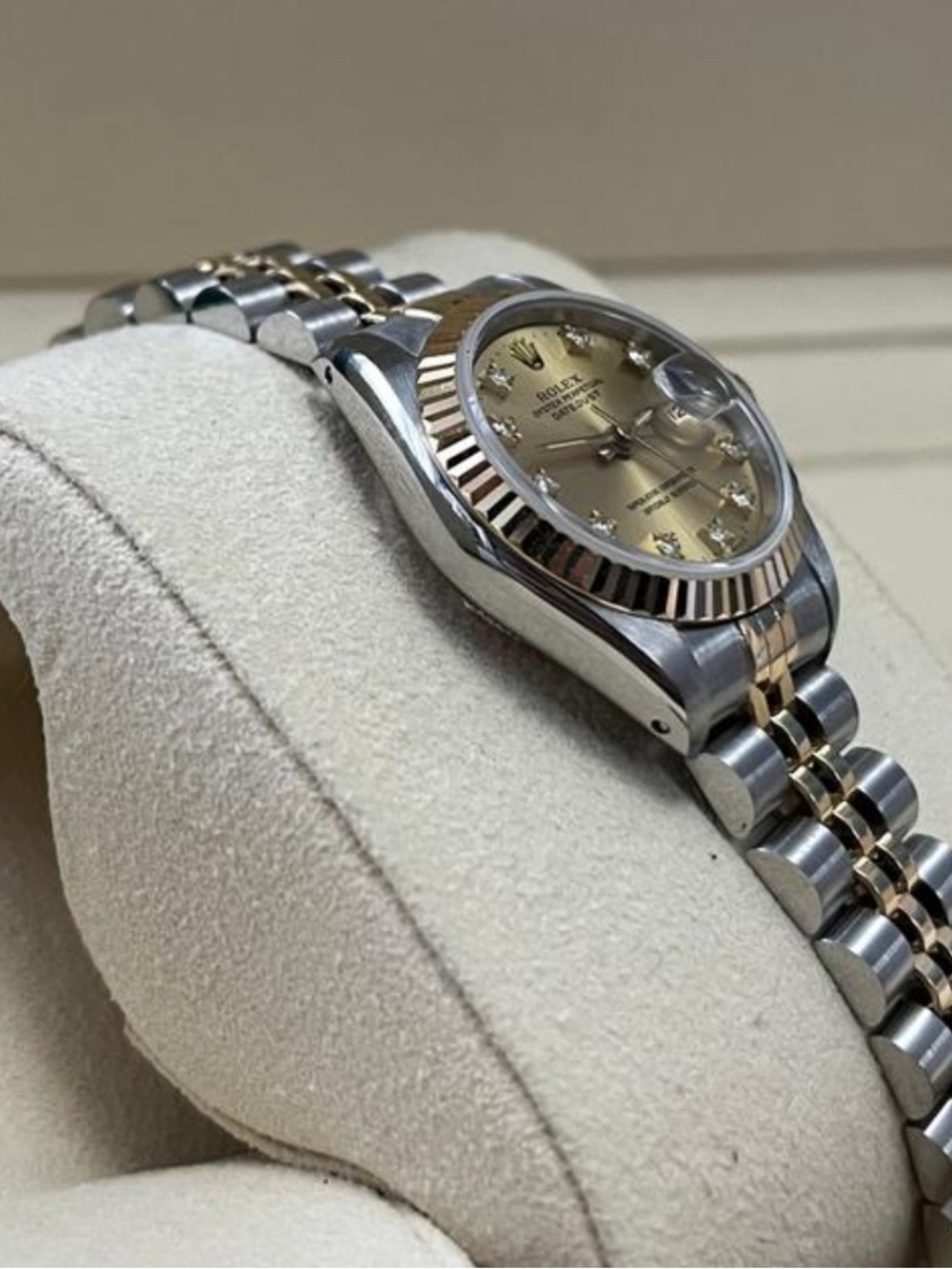28mm Two-Tone Gold and Silver Steel Watch - Picture 3 of 7